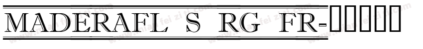 MaderaFL_S_Rg_Fr字体转换
