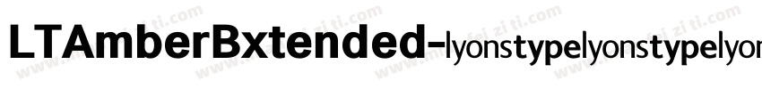 LTAmberBxtended字体转换