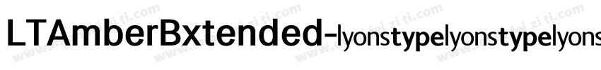 LTAmberBxtended字体转换