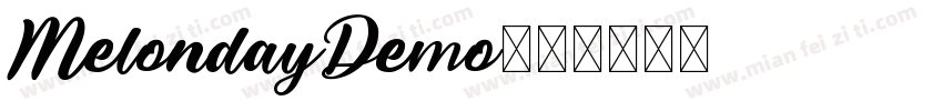 MelondayDemo字体转换