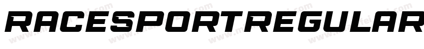 RaceSportRegular字体转换