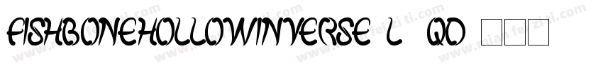 FishBoneHollowInverse-L1qD字体转换
