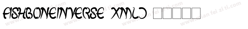 FishBoneInverse-XmLj字体转换