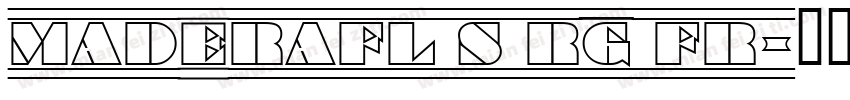 MaderaFL_S_Rg_Fr字体转换