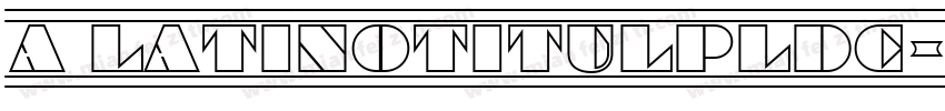 a_LatinoTitulPlDc字体转换