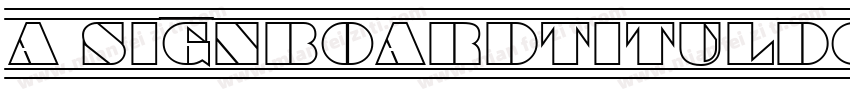a_SignboardTitulDcFr字体转换