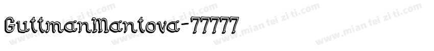 GuttmanMantova字体转换
