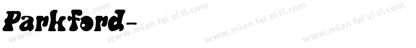 Parkford字体转换