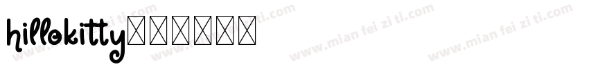 hillokitty字体转换