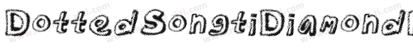 DottedSongtiDiamondR字体转换