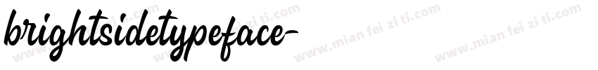 brightsidetypeface字体转换