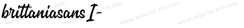 brittaniasansI字体转换