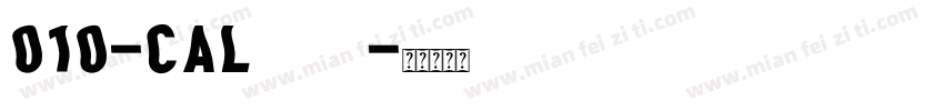 010-CAl978字体转换