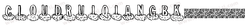 CloudRuiQianGBK字体转换