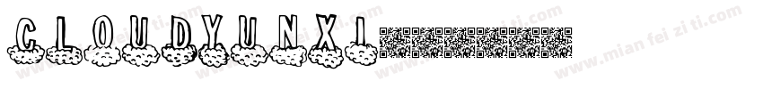 cloudyunxi字体转换