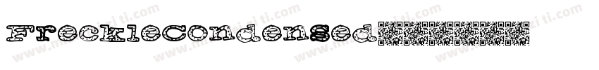 FreckleCondensed字体转换