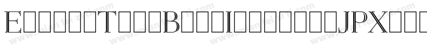 EgmontTextBoldItalic-lJPX字体转换