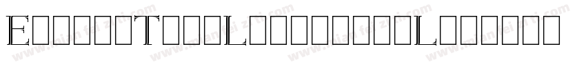 EgmontTextLight-169L字体转换