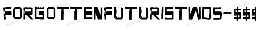 ForgottenFuturistW05字体转换