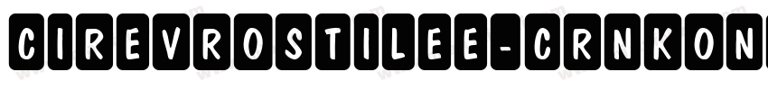 cirEVROSTILEe-CrnKondKos字体转换