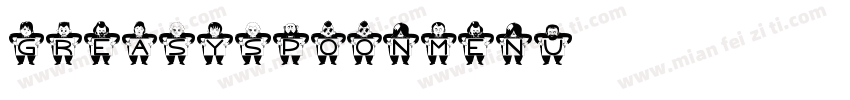 GreasySpoonMenu字体转换