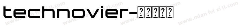 technovier字体转换