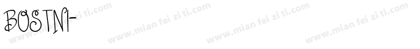 BOSTNI字体转换