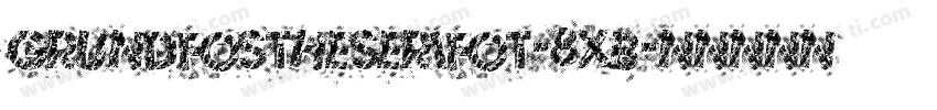 GrundfosTheSerifOT-8XB字体转换