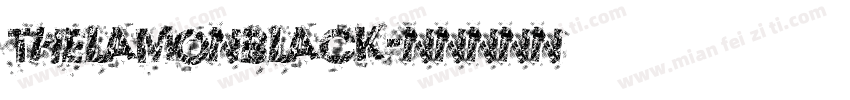 Thelamonblack字体转换