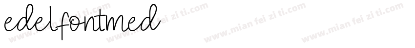 edelfontmed字体转换