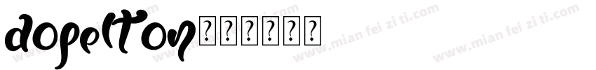 dopelton字体转换
