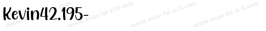 Kevin42.195字体转换