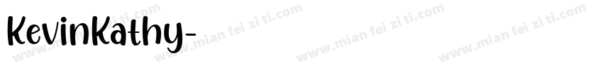 KevinKathy字体转换