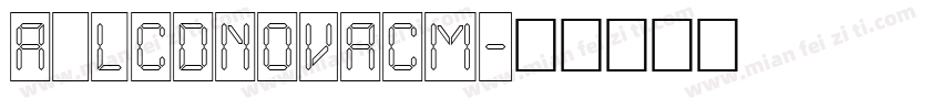 a_LCDNovaCm字体转换