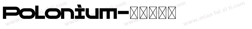 Polonium字体转换