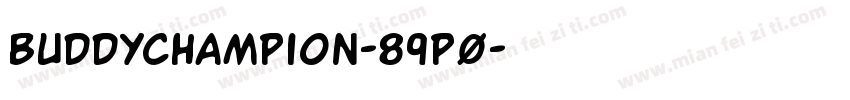 BuddyChampion-89p0字体转换