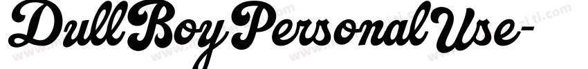 DullBoyPersonalUse字体转换