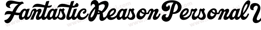 FantasticReasonPersonalUse-WyV2v字体转换
