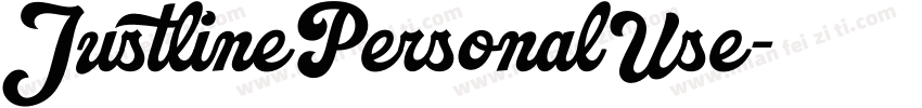 JustlinePersonalUse字体转换
