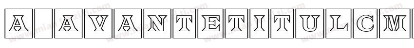 a_AvanteTitulCm字体转换