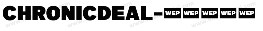 ChronicDeal字体转换
