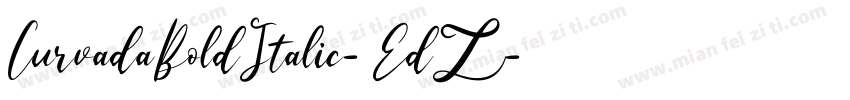 CurvadaBoldItalic-1EdZ字体转换