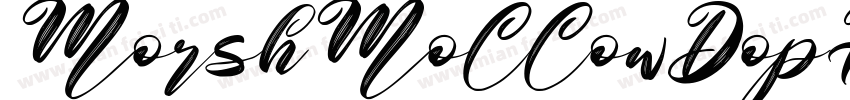 MorshMollowDopHoortLig字体转换