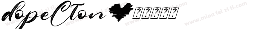 dopelton字体转换