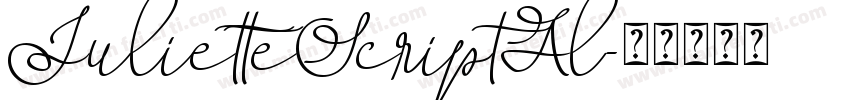 JulietteScriptAl字体转换