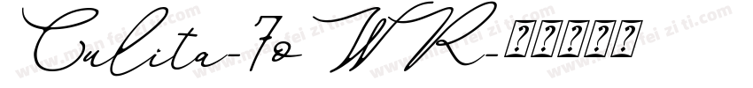 Culita-7oWR字体转换