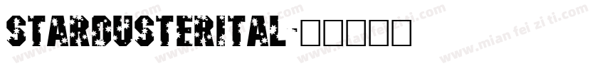 stardusterital字体转换