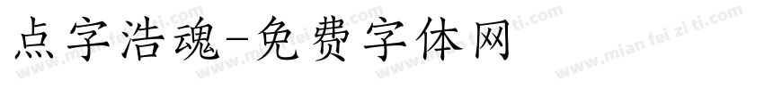 点字浩魂字体转换