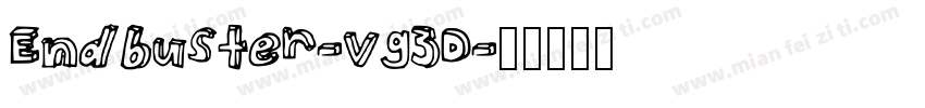 Endbuster-vg3D字体转换