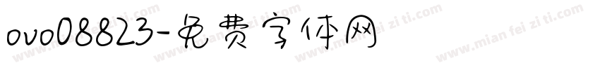 ovo08823字体转换